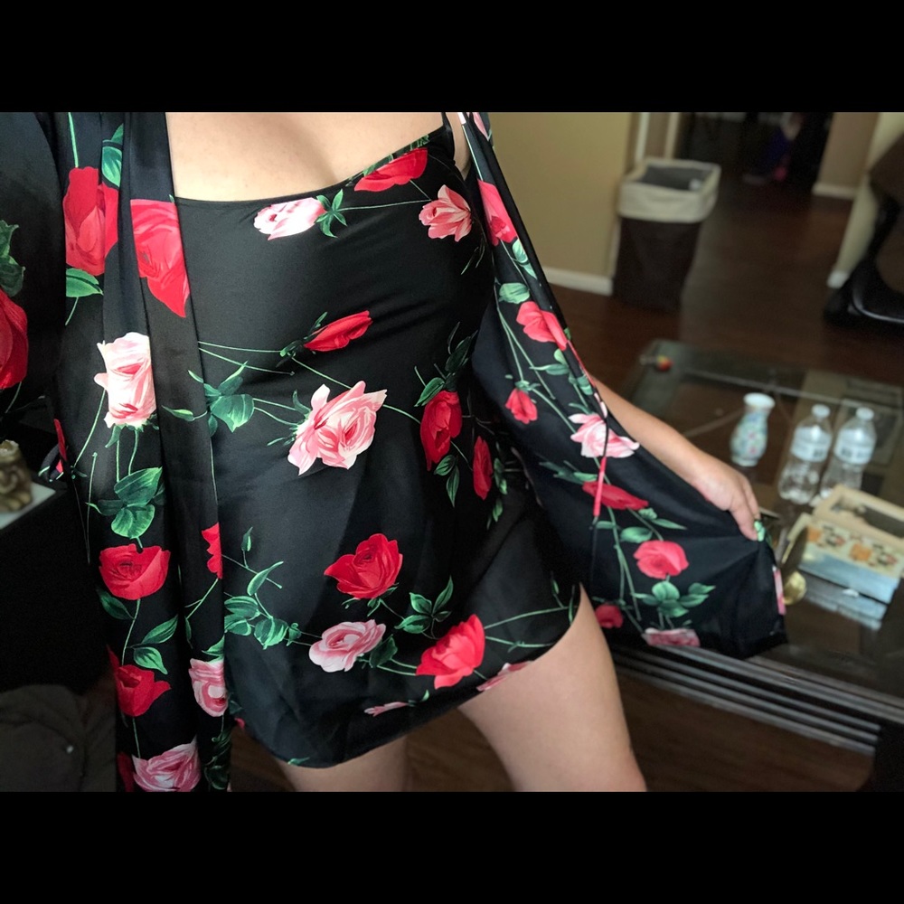 Vintage Lingerie Rose Set